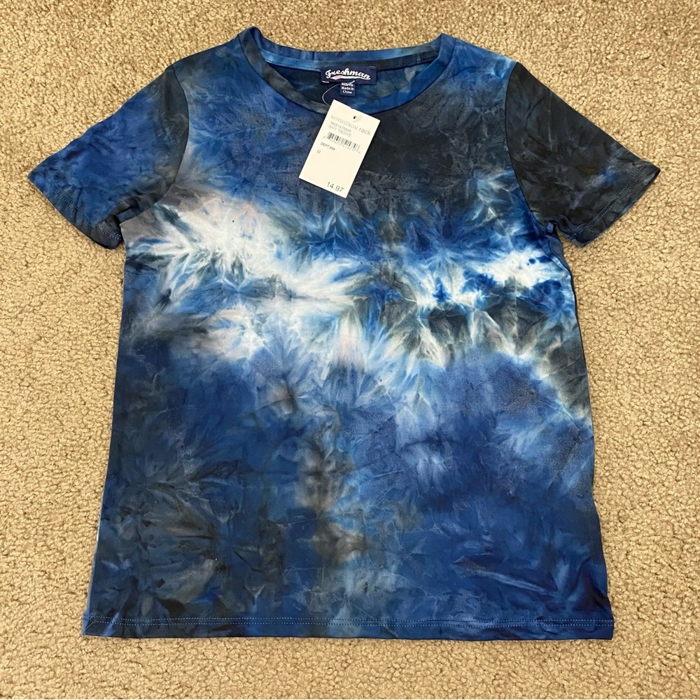 Freshman‎ Tie Dye T-Shirt Blue M